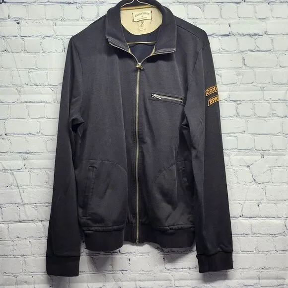 Vintage Mens John Varvatos X Converse Track Jacket Black Size Medium - Picture 2 of 13